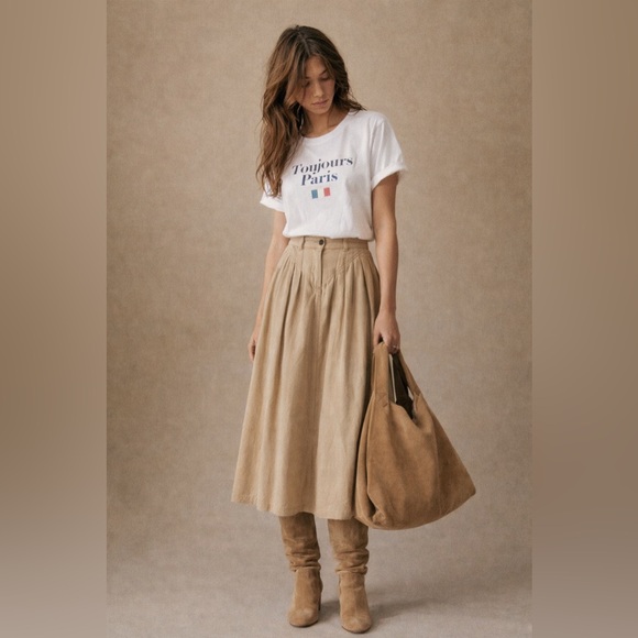 Mister Leonard Dresses & Skirts - Vintage Cotton Twill Heritage Skirt